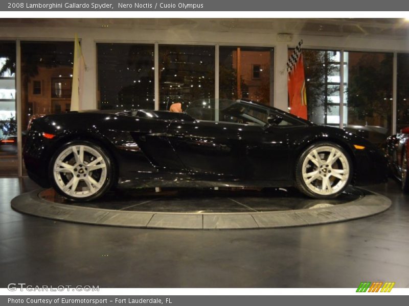 Nero Noctis / Cuoio Olympus 2008 Lamborghini Gallardo Spyder