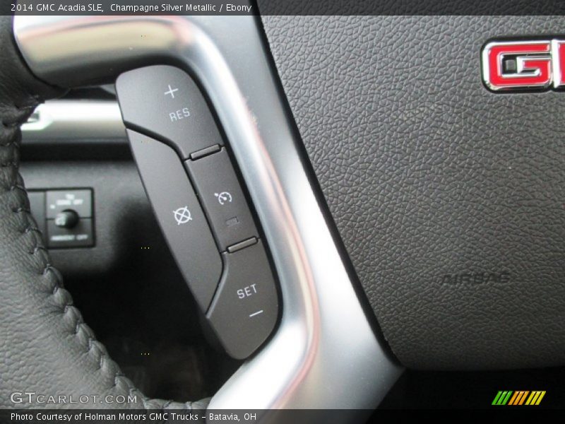 Champagne Silver Metallic / Ebony 2014 GMC Acadia SLE