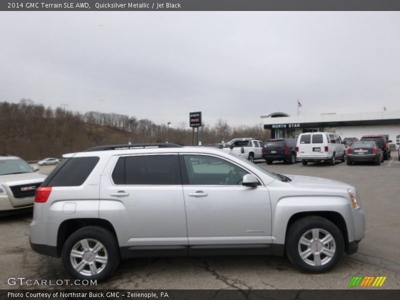 Quicksilver Metallic / Jet Black 2014 GMC Terrain SLE AWD