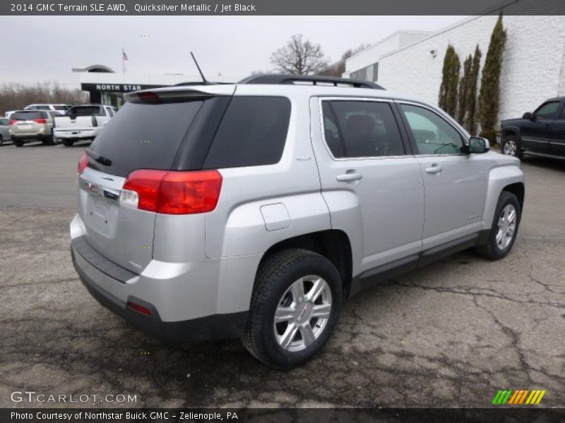 Quicksilver Metallic / Jet Black 2014 GMC Terrain SLE AWD