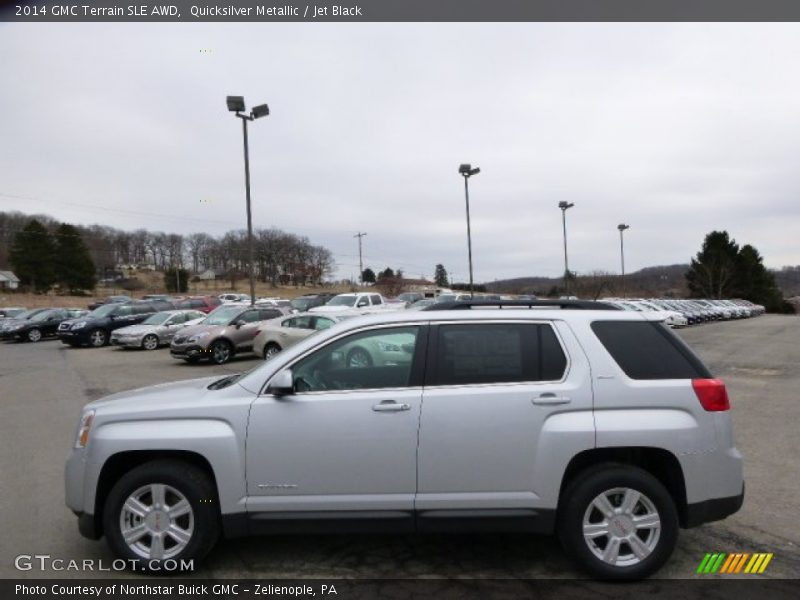 Quicksilver Metallic / Jet Black 2014 GMC Terrain SLE AWD