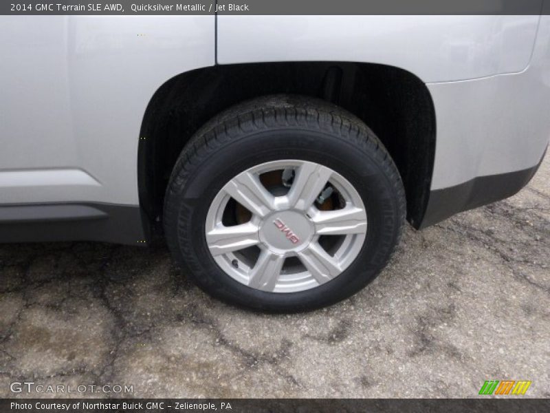 Quicksilver Metallic / Jet Black 2014 GMC Terrain SLE AWD