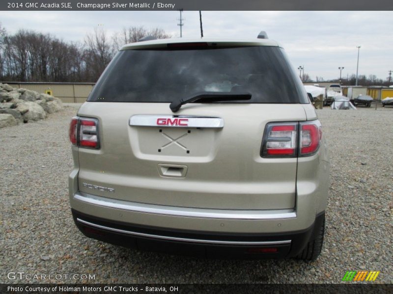 Champagne Silver Metallic / Ebony 2014 GMC Acadia SLE