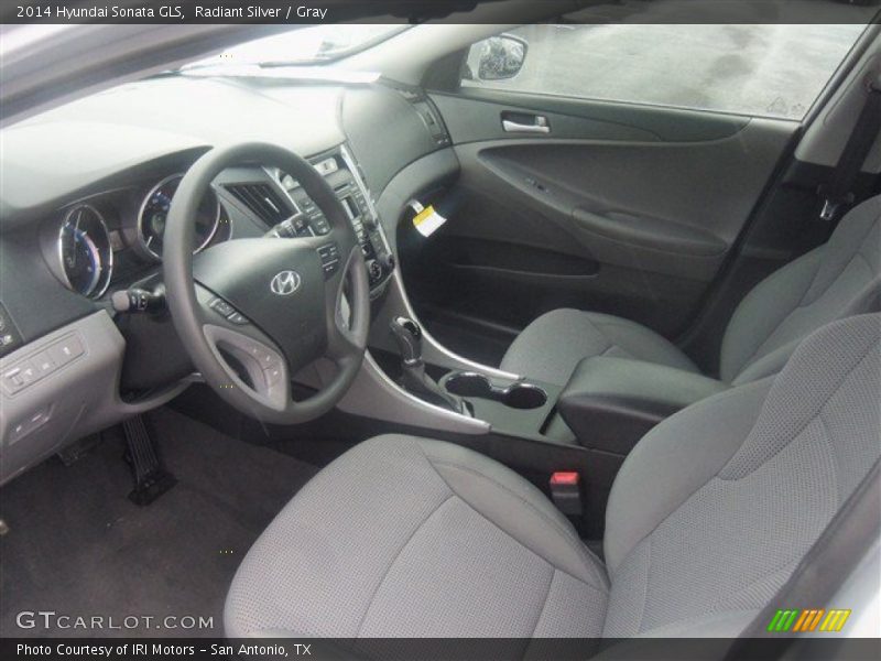 Radiant Silver / Gray 2014 Hyundai Sonata GLS