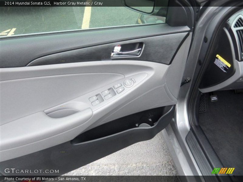 Harbor Gray Metallic / Gray 2014 Hyundai Sonata GLS