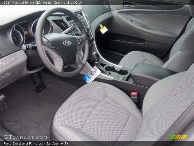 Harbor Gray Metallic / Gray 2014 Hyundai Sonata GLS