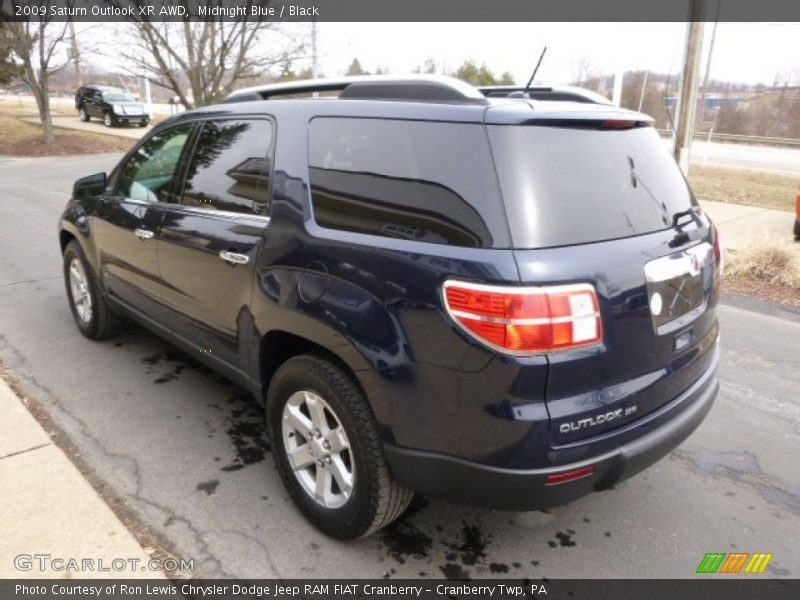 Midnight Blue / Black 2009 Saturn Outlook XR AWD