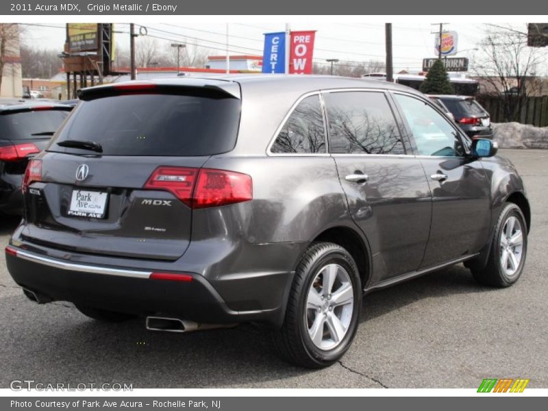 Grigio Metallic / Ebony 2011 Acura MDX