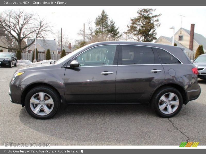 Grigio Metallic / Ebony 2011 Acura MDX