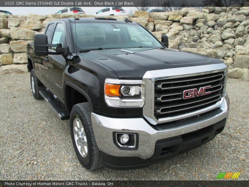 Onyx Black / Jet Black 2015 GMC Sierra 2500HD SLE Double Cab 4x4