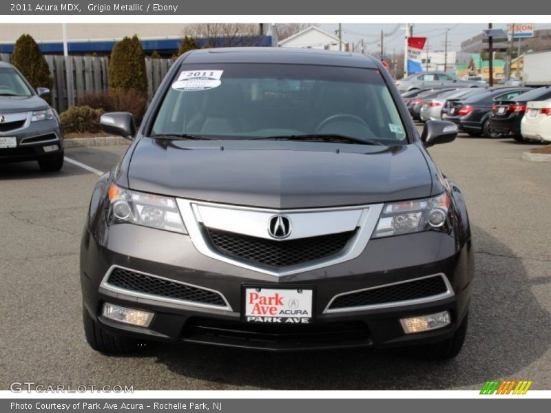 Grigio Metallic / Ebony 2011 Acura MDX