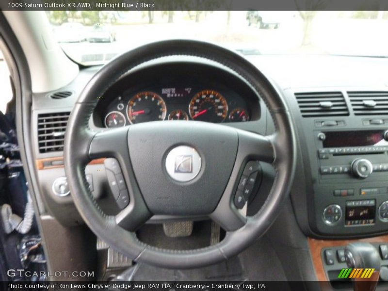 Midnight Blue / Black 2009 Saturn Outlook XR AWD