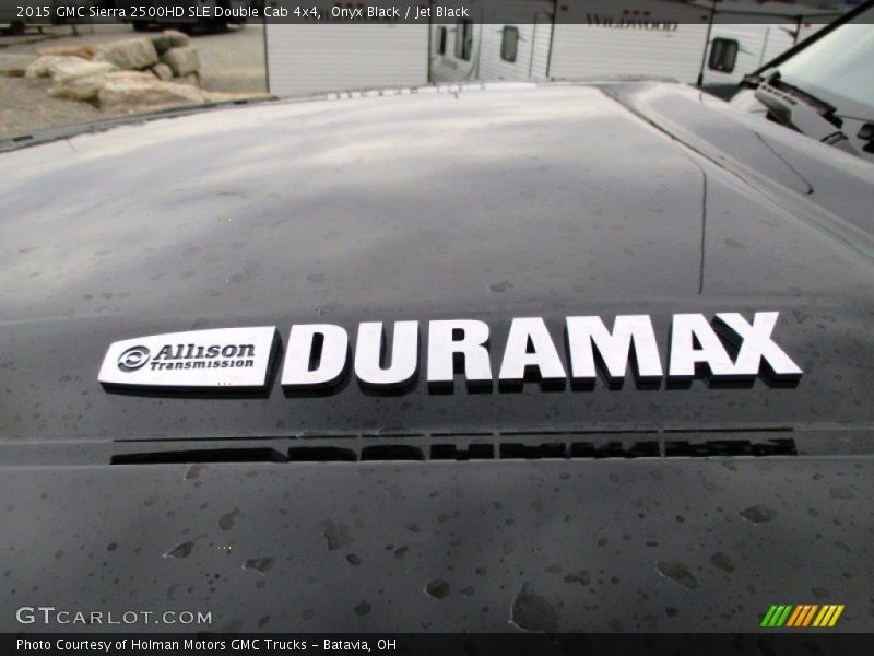 Onyx Black / Jet Black 2015 GMC Sierra 2500HD SLE Double Cab 4x4