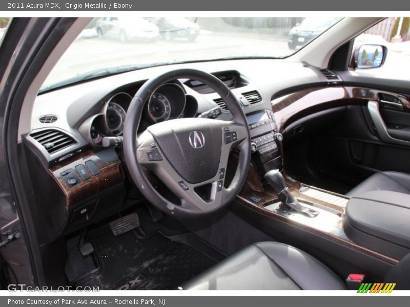 Grigio Metallic / Ebony 2011 Acura MDX