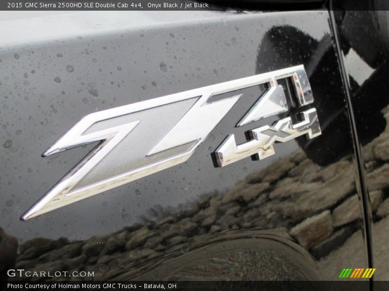 Onyx Black / Jet Black 2015 GMC Sierra 2500HD SLE Double Cab 4x4
