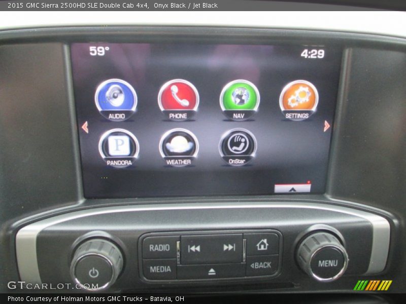 Onyx Black / Jet Black 2015 GMC Sierra 2500HD SLE Double Cab 4x4