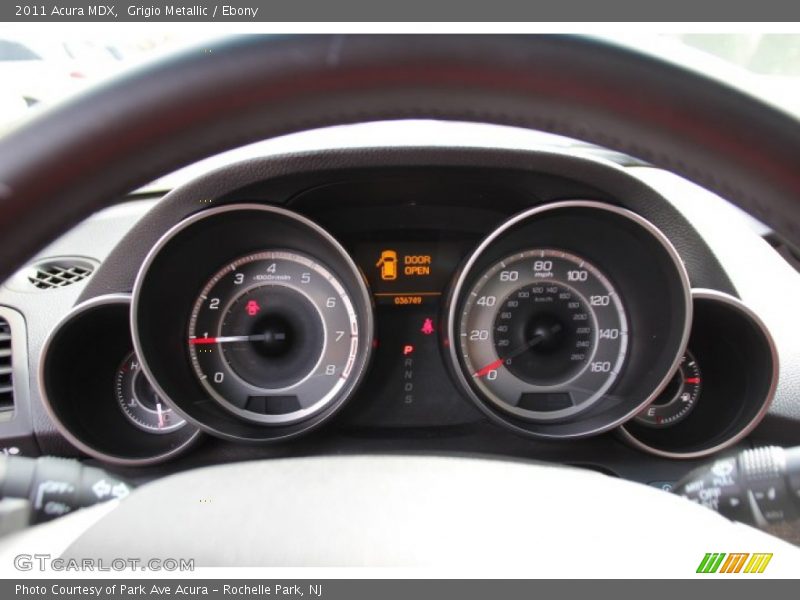 Grigio Metallic / Ebony 2011 Acura MDX