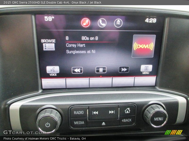 Onyx Black / Jet Black 2015 GMC Sierra 2500HD SLE Double Cab 4x4