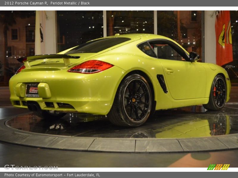 Peridot Metallic / Black 2012 Porsche Cayman R