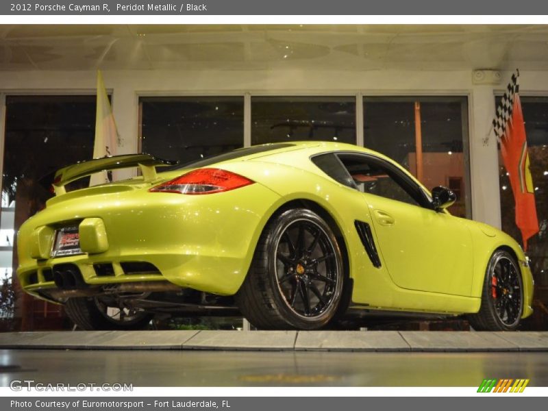 Peridot Metallic / Black 2012 Porsche Cayman R