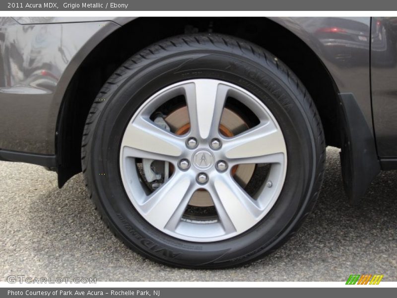 Grigio Metallic / Ebony 2011 Acura MDX