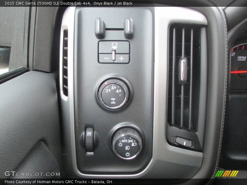 Onyx Black / Jet Black 2015 GMC Sierra 2500HD SLE Double Cab 4x4