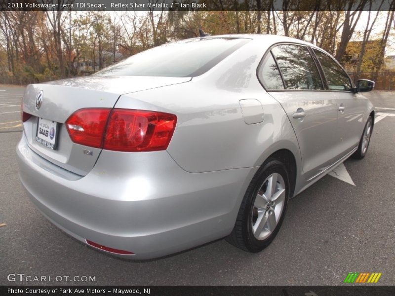 Reflex Silver Metallic / Titan Black 2011 Volkswagen Jetta TDI Sedan