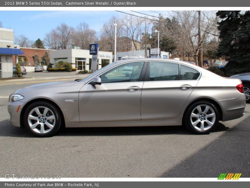  2013 5 Series 550i Sedan Cashmere Silver Metallic
