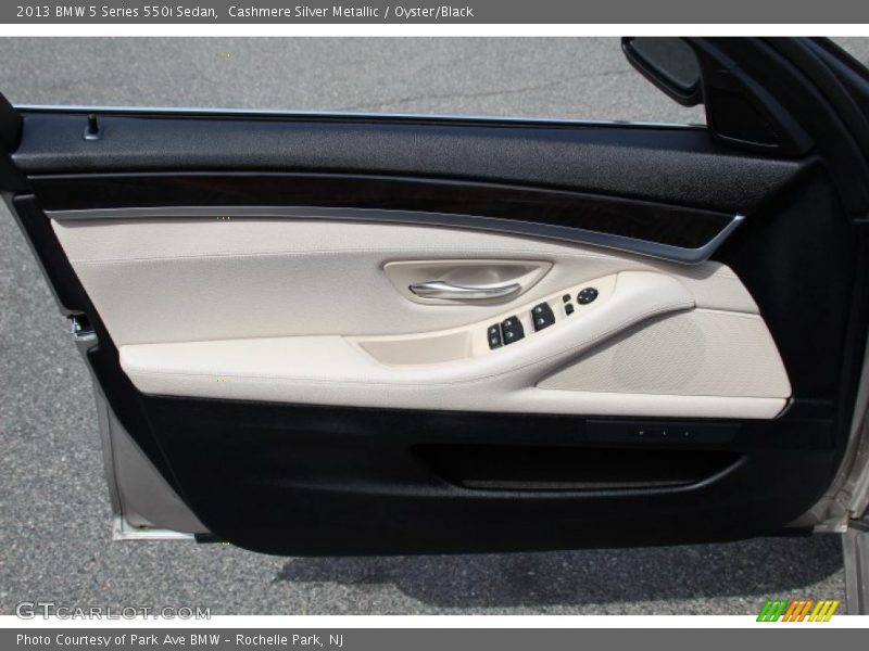 Cashmere Silver Metallic / Oyster/Black 2013 BMW 5 Series 550i Sedan