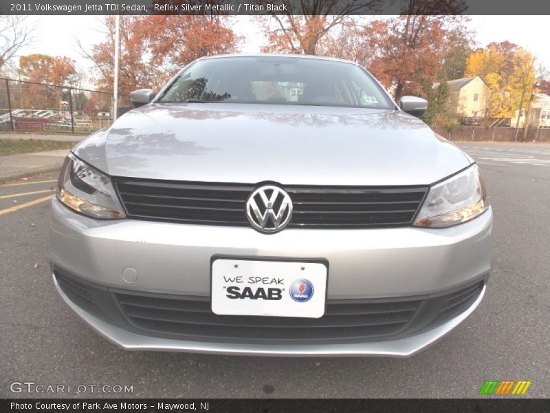 Reflex Silver Metallic / Titan Black 2011 Volkswagen Jetta TDI Sedan