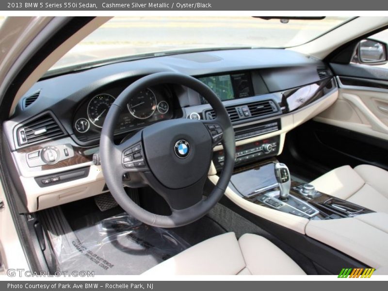 Cashmere Silver Metallic / Oyster/Black 2013 BMW 5 Series 550i Sedan