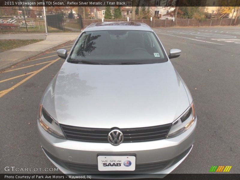 Reflex Silver Metallic / Titan Black 2011 Volkswagen Jetta TDI Sedan