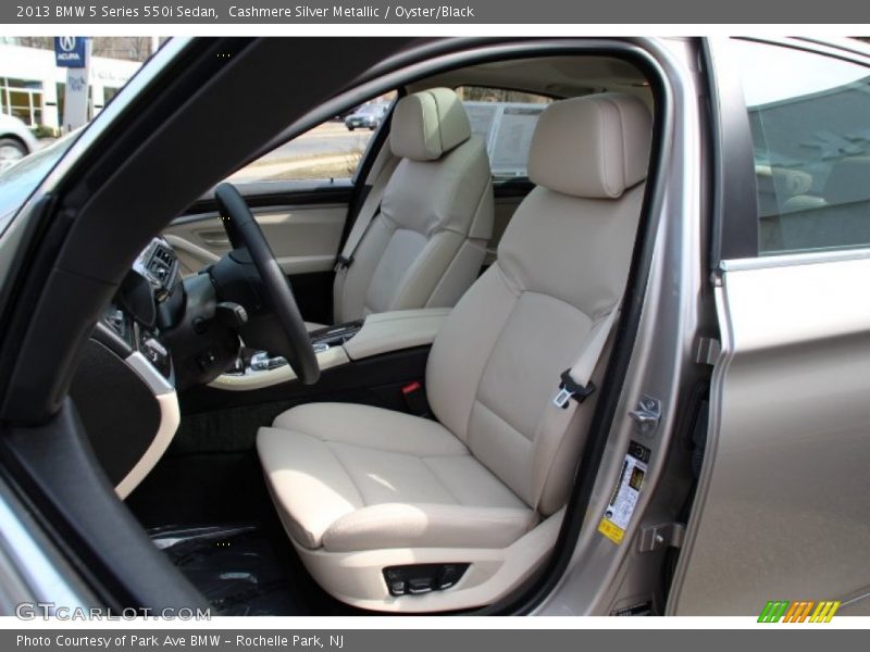 Front Seat of 2013 5 Series 550i Sedan