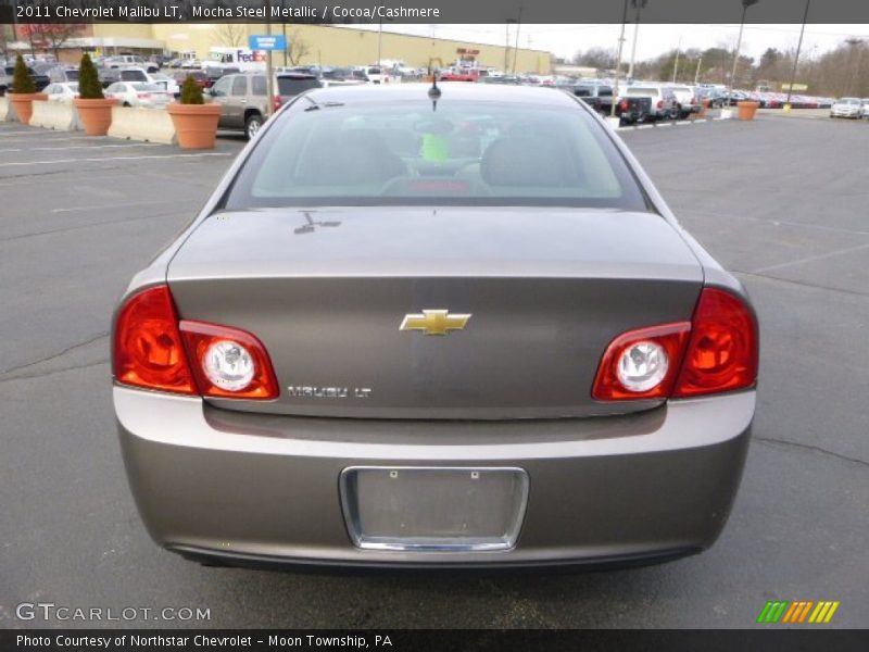 Mocha Steel Metallic / Cocoa/Cashmere 2011 Chevrolet Malibu LT