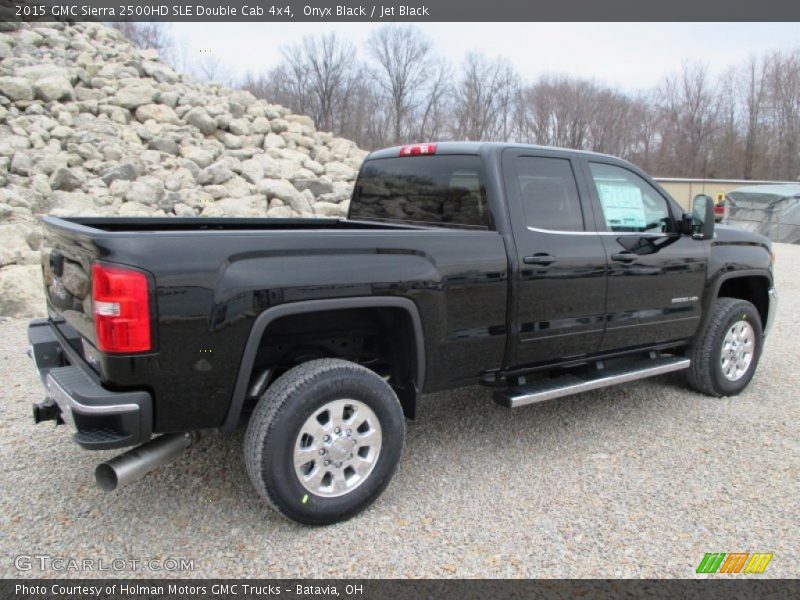 Onyx Black / Jet Black 2015 GMC Sierra 2500HD SLE Double Cab 4x4