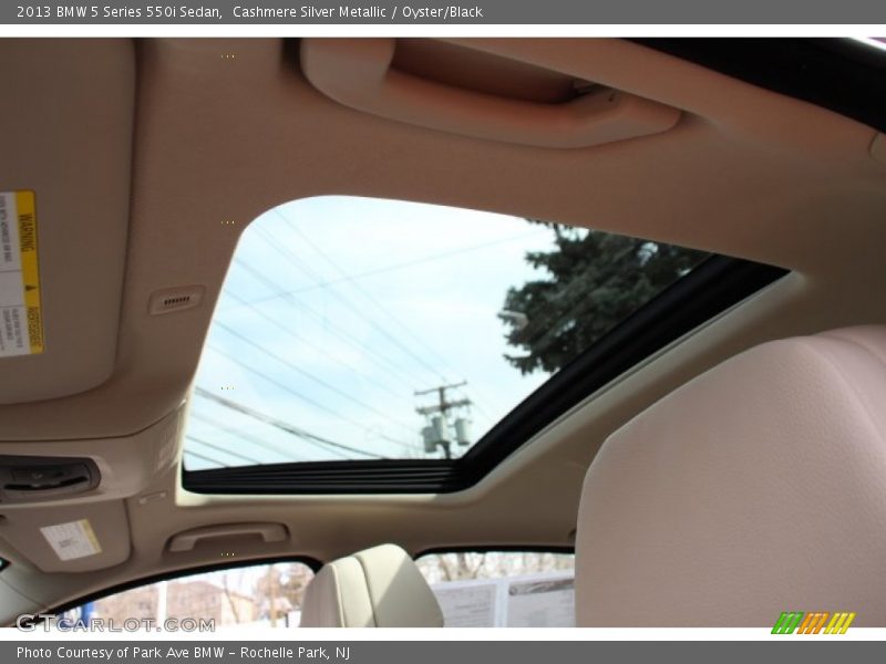 Cashmere Silver Metallic / Oyster/Black 2013 BMW 5 Series 550i Sedan