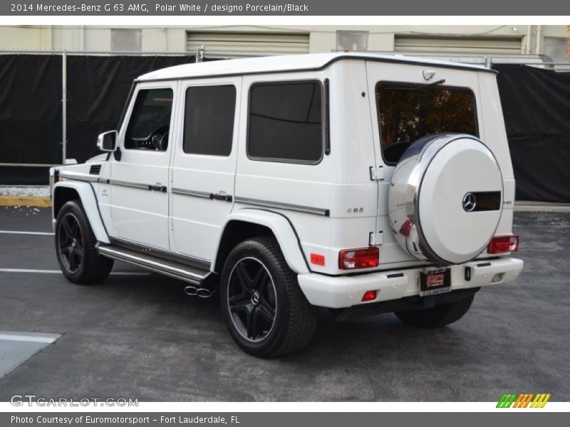 Polar White / designo Porcelain/Black 2014 Mercedes-Benz G 63 AMG