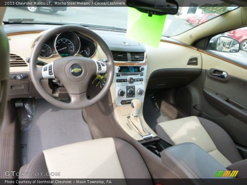 Mocha Steel Metallic / Cocoa/Cashmere 2011 Chevrolet Malibu LT