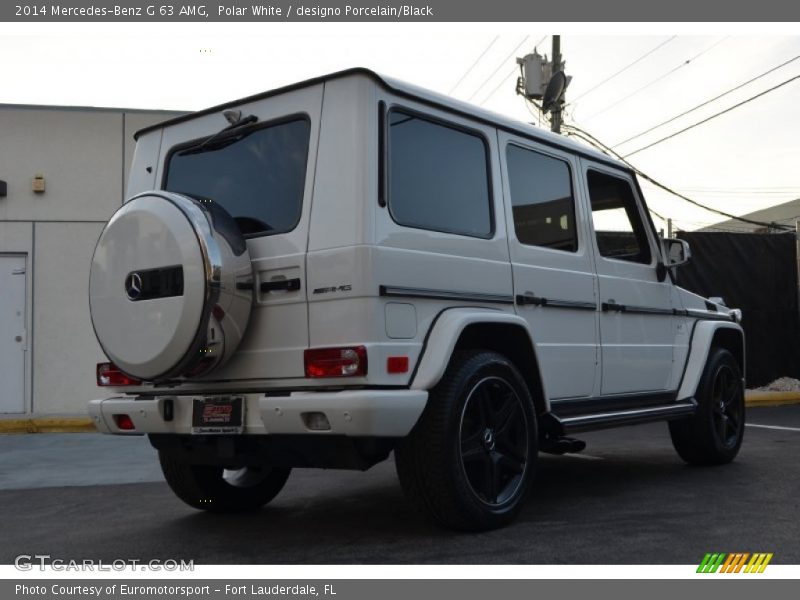 Polar White / designo Porcelain/Black 2014 Mercedes-Benz G 63 AMG