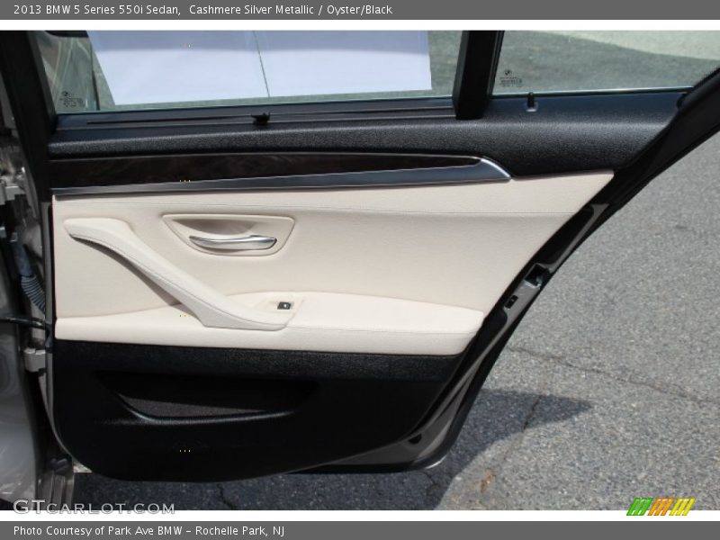 Cashmere Silver Metallic / Oyster/Black 2013 BMW 5 Series 550i Sedan