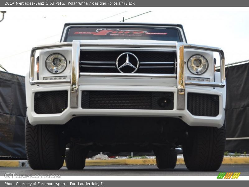 Polar White / designo Porcelain/Black 2014 Mercedes-Benz G 63 AMG
