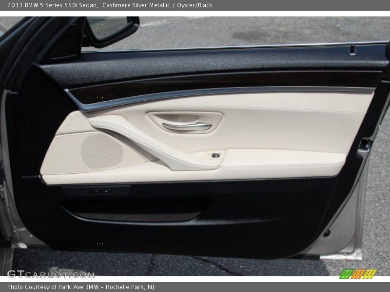 Cashmere Silver Metallic / Oyster/Black 2013 BMW 5 Series 550i Sedan