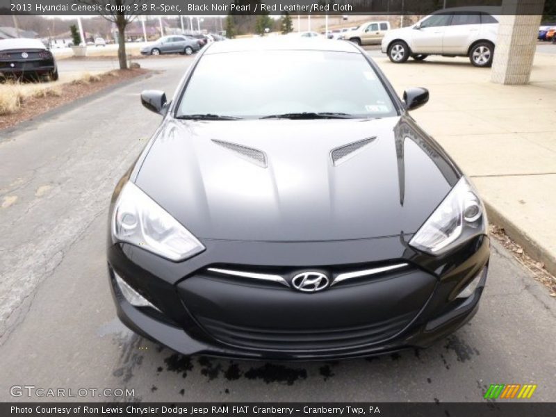 Black Noir Pearl / Red Leather/Red Cloth 2013 Hyundai Genesis Coupe 3.8 R-Spec