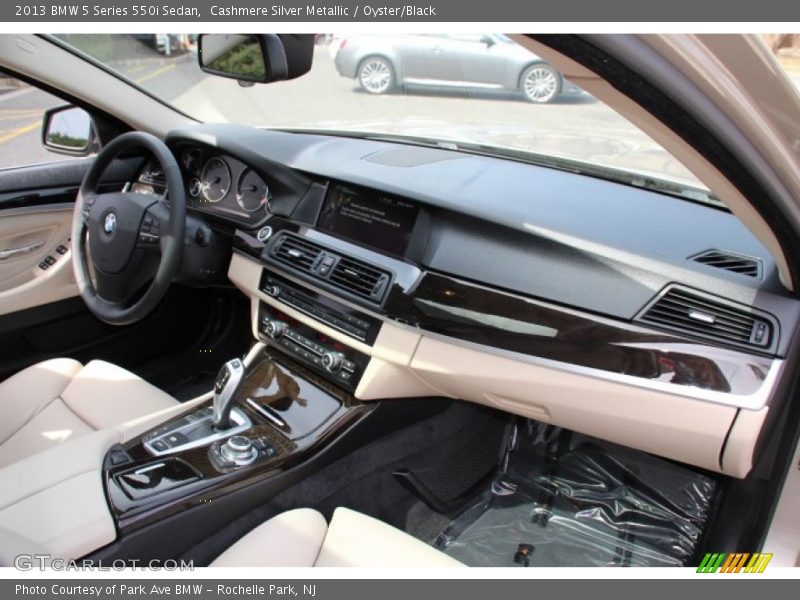 Cashmere Silver Metallic / Oyster/Black 2013 BMW 5 Series 550i Sedan