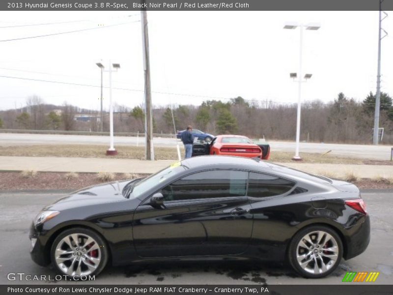 Black Noir Pearl / Red Leather/Red Cloth 2013 Hyundai Genesis Coupe 3.8 R-Spec