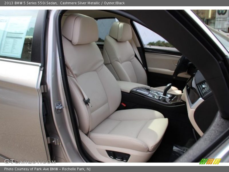 Cashmere Silver Metallic / Oyster/Black 2013 BMW 5 Series 550i Sedan