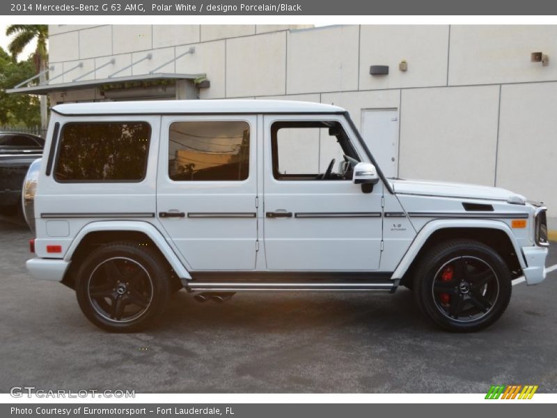 Polar White / designo Porcelain/Black 2014 Mercedes-Benz G 63 AMG