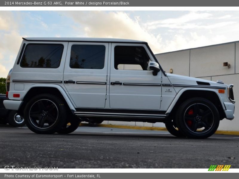 Polar White / designo Porcelain/Black 2014 Mercedes-Benz G 63 AMG