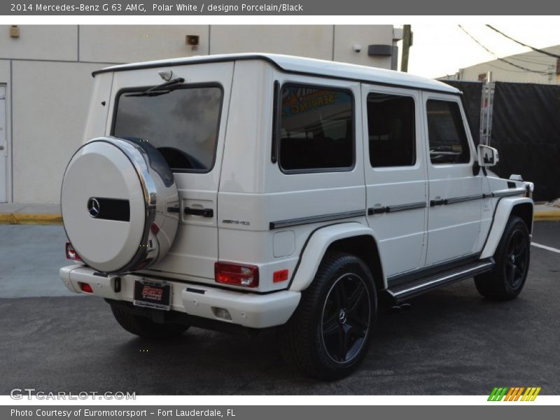 Polar White / designo Porcelain/Black 2014 Mercedes-Benz G 63 AMG