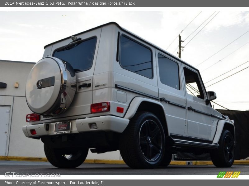 Polar White / designo Porcelain/Black 2014 Mercedes-Benz G 63 AMG